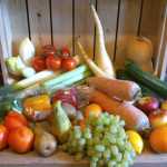 Onbespoten groenten en fruit