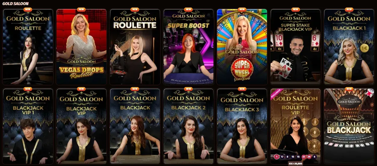 WestAce Casino Gold Saloon