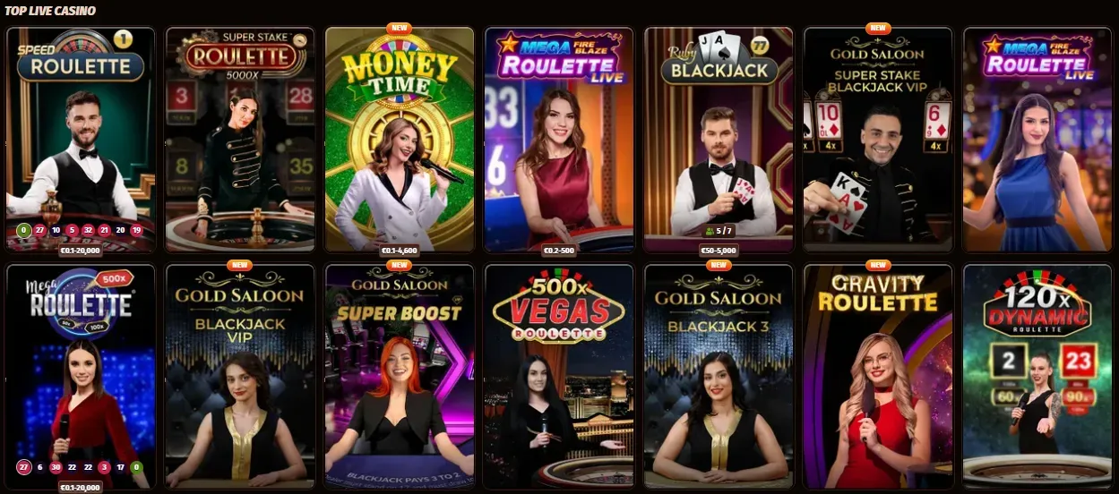 WestAce Casino live casino