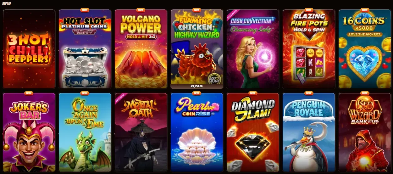 WestAce Casino nieuwe spellen