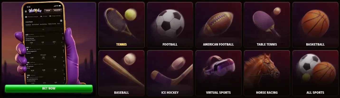 West Ace Casino sportsbook
