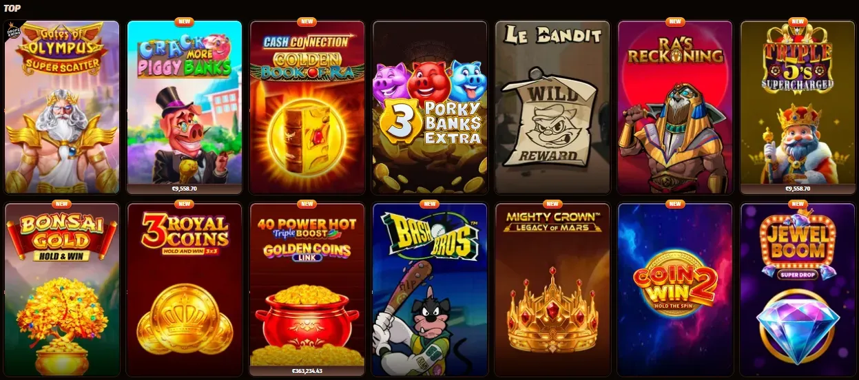 WestAce Casino top games